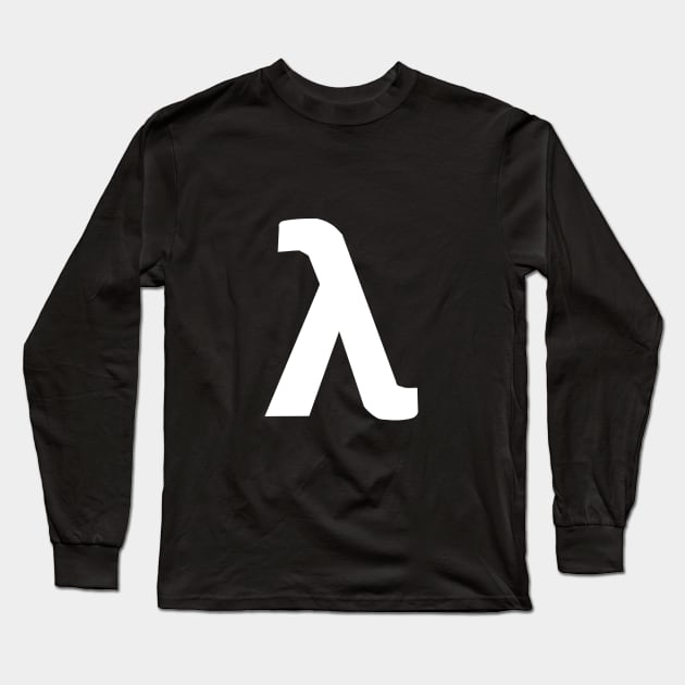 Lambda -- Computer Science Long Sleeve T-Shirt by azhenley